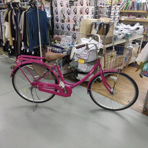 J061 ☆サビキズ使用感☆普通自転車☆Charm☆LEDオート☆26