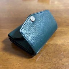 【アブラサス】小さい財布　ダークグリーン