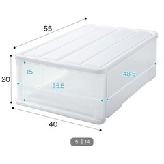 ニトリ　クローゼットケース　衣装ケース 3個セット　の画像