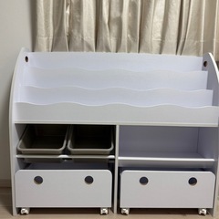 LOWYA 見せるおもちゃ収納棚の画像
