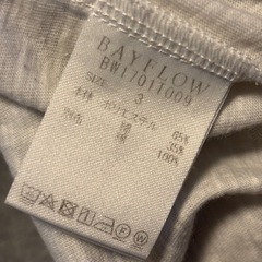 美品BAYFLOW レイヤード長袖チュニック グレーの画像