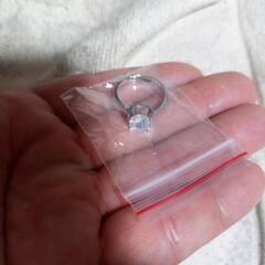 j→→→m43-6/ブリリアントカットダイヤモンドＣＺスクエアデザインリングRDXの画像