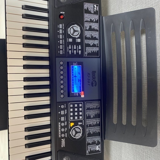 お買い得商品特集 - 販促エクスプレス 美品 スタンド付きRock JAM RJ-561 電子キーボード ヘッドフォン 鍵盤楽器
