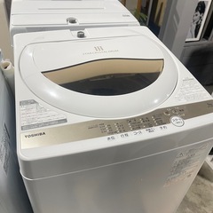💥激安💥🏅保証付き🏅高年式2022年　TOSHIBA 5KG洗濯機　AW-5GA1の画像
