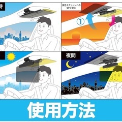 車用サンバイザーの画像