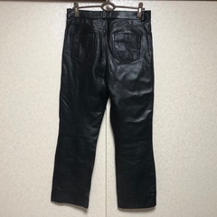 COGGIOLA 牛皮パンツ　ウエスト82cm 股下70cmの画像