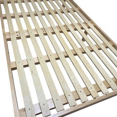 【美品】定価約¥20,000-　BANON セミダブルベッド フレーム　すのこベッド の画像