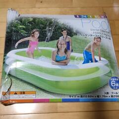 INTEX/スイムセンターファミリープール/大型ビニールプールの画像