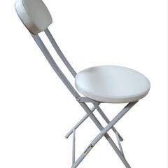 ニトリ 新品 折り畳み 椅子 チェア ボンベイ ホワイト