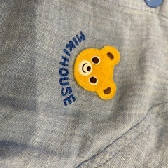 ミキハウス　80　上着　カーディガン　ガーゼ　薄手の画像