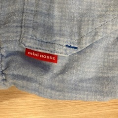 ミキハウス　80　上着　カーディガン　ガーゼ　薄手の画像