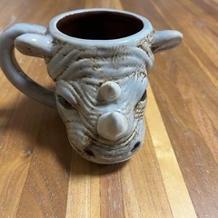 サイのマグカップの画像