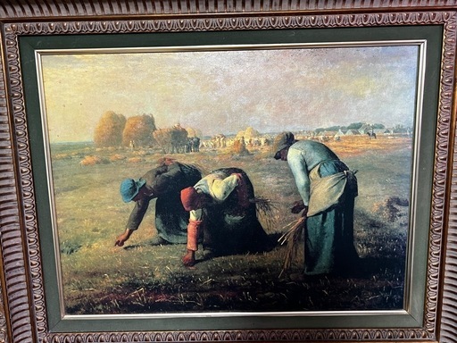 値下げ！！絵画　ミレー　落穂拾い