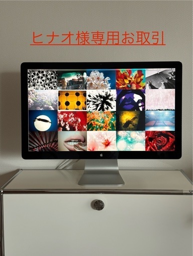 Apple Thunderbolt Display 27インチ ＋ MagSafe 2コンバータ (Apple純正)付き