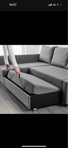 ①IKEA friheten ソファベット グレー 最終値下げ