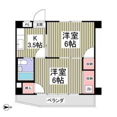 KS🌸賃料１か月無料💕敷金ゼロ🌟礼金ゼロ🌟仲介手数料ゼロ🌟東武伊勢崎・大師線「草加」駅 徒歩19分🚃の画像
