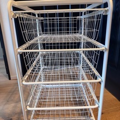 【お譲り先決定】IKEA アルゴート/収納ケース、ラックの画像