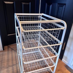 【お譲り先決定】IKEA アルゴート/収納ケース、ラックの画像