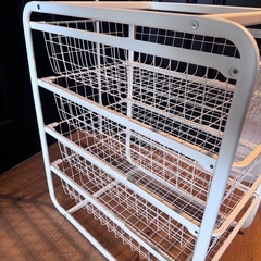 【お譲り先決定】IKEA アルゴート/収納ケース、ラックの画像