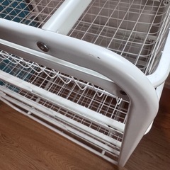 【お譲り先決定】IKEA アルゴート/収納ケース、ラックの画像