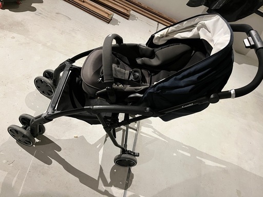 コンビ　レインカバー付き両対面ベビーカー