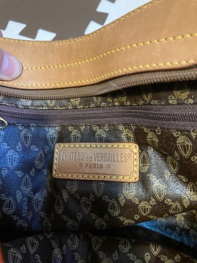 CHATEAU DE VERSAILLESブラウン トートバッグ キャンバス