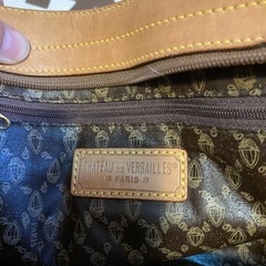 CHATEAU DE VERSAILLESブラウン トートバッグ キャンバスの画像