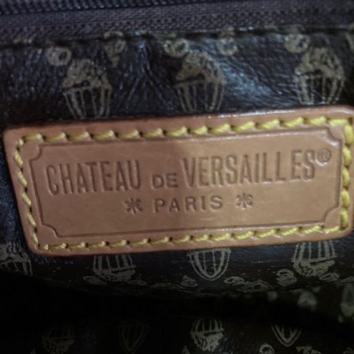 CHATEAU DE VERSAILLESブラウン トートバッグ キャンバス
