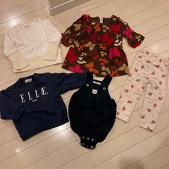 女の子服　80サイズ　べべ、ファミリア11着