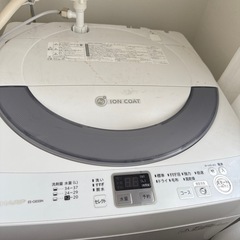【現状渡し】 SHARP 二槽式洗濯機 5.5kg