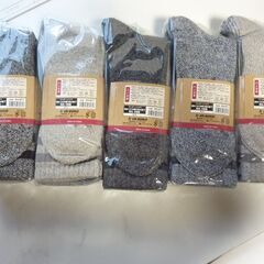 未使用　4足入りX5袋　計20足　先丸　軍足　色柄込　締め付けを嫌う男の靴下　WS-971　ユニワールドの画像