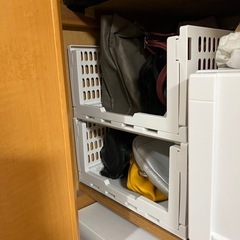 【未使用】折りたたみ 収納ケース　スタッキングの画像