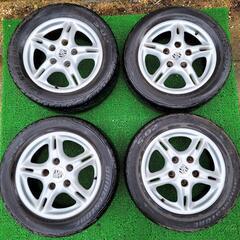 986ボクスター 純正16インチ シルバー 5本スポークホイール