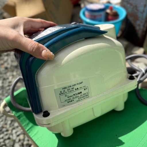 【お譲り先決定】テクノ高槻 HIBLOW XP-40 エアポンプ　浄化槽ブロワー