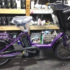 試乗🉑新車仕上げ⭐️中古子供乗せ電動自転車 ブリヂストンアンジェリーノ ヤマハPASキスの画像