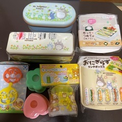 トトロ　弁当箱セット、おにぎらずランチボックス、アンパンマンふり...