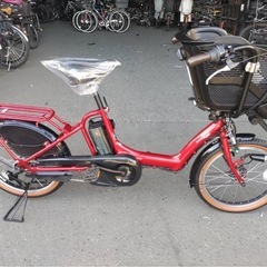 試乗🉑新車仕上げ⭐️中古子供乗せ電動自転車 ブリヂストンアンジェリーノ ヤマハPASキスの画像
