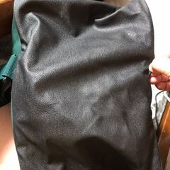 AIGLE 乗馬ブーツバッグ　キャリーバッグ　 グリーン 中古美品の画像