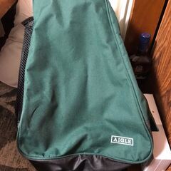 AIGLE 乗馬ブーツバッグ　キャリーバッグ　 グリーン 中古美品
