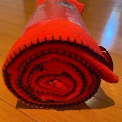 フリースのブランケットの画像