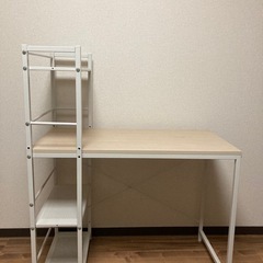 ラック付きデスク
