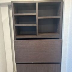 【受渡予定あり】机にもなる本棚