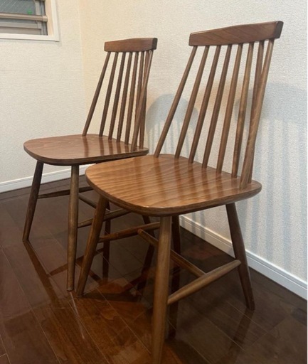 【売約済み】【2脚セット】NOCE 椅子 チェアA5910 ウォールナット