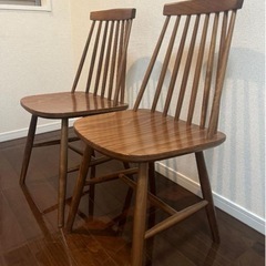 売約済み】【2脚セット】NOCE 椅子 チェアA5910 ウォールナット
