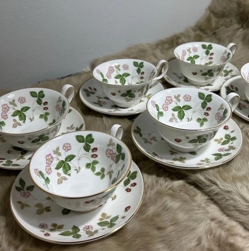 ウエッジウッドティーカップ5客セット