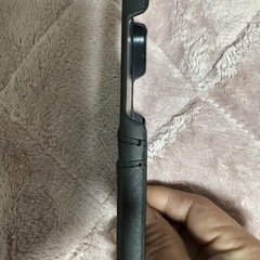 iPhone13mini用携帯カバー　本革調黒色の画像