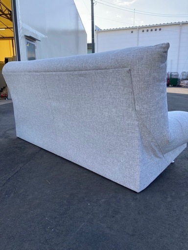 【kj116】大塚家具オリジナル家具 エスポワール ソファベッド 布生地 グレー 3人掛け　検)一人暮らし　ファミリー　冷蔵庫　洗濯機