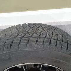 ジムニー シエラ JB74 ブリヂストン ブリザック DM-V2 195/80R15 15インチ スタッドレス タイヤ アルミ ホイール4本セット レアマイスター PREMIX プレミックス エステラ(マットブラック/リムポリッシュ) R15 5.5J+5の画像