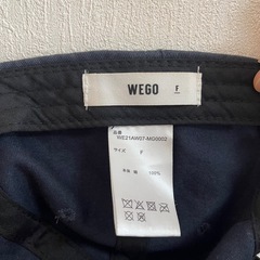 【WEGO】　キャップの画像