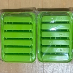 最終値下げ　新品未使用‼️ スティック氷トレー　6本タイプ　密閉フタ付属　4点セット🩷の画像